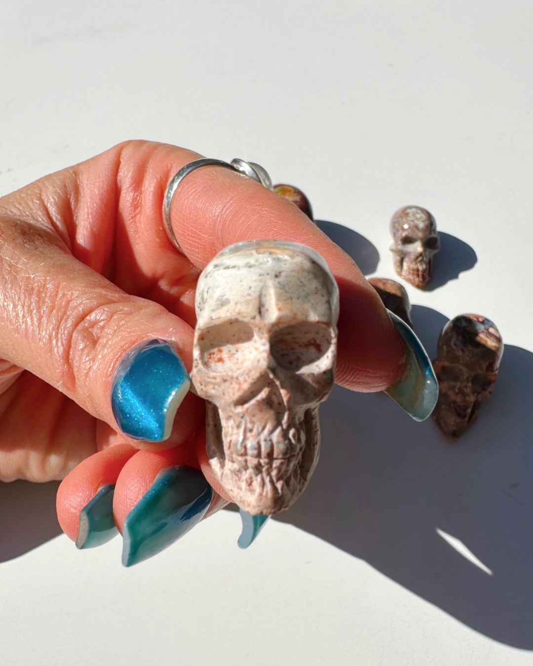Cantera Opal Skull - Baltic Mermaid
