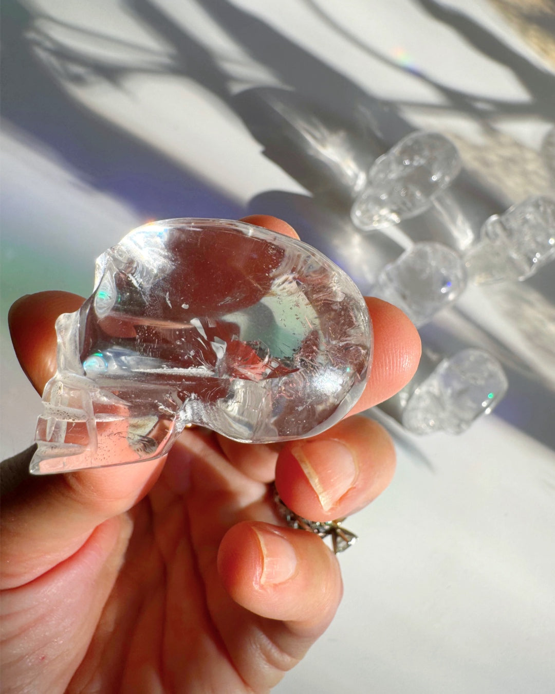 Clear Quartz Skull