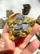 Rare Mali Green Grossular Andradite Garnet w/ Clinochlore AAA Quality Baltic Mermaid