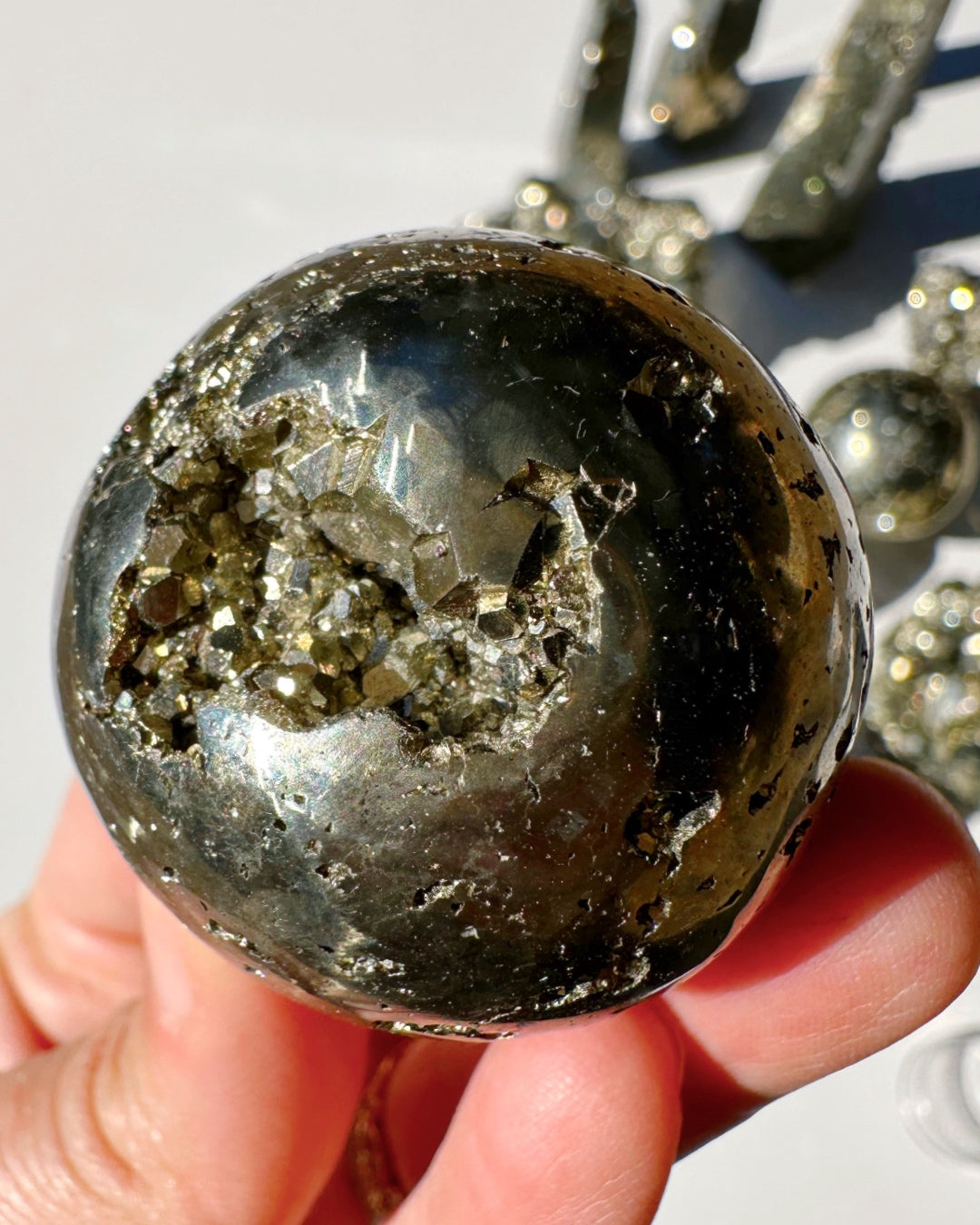 Pyrite Sphere - Baltic Mermaid