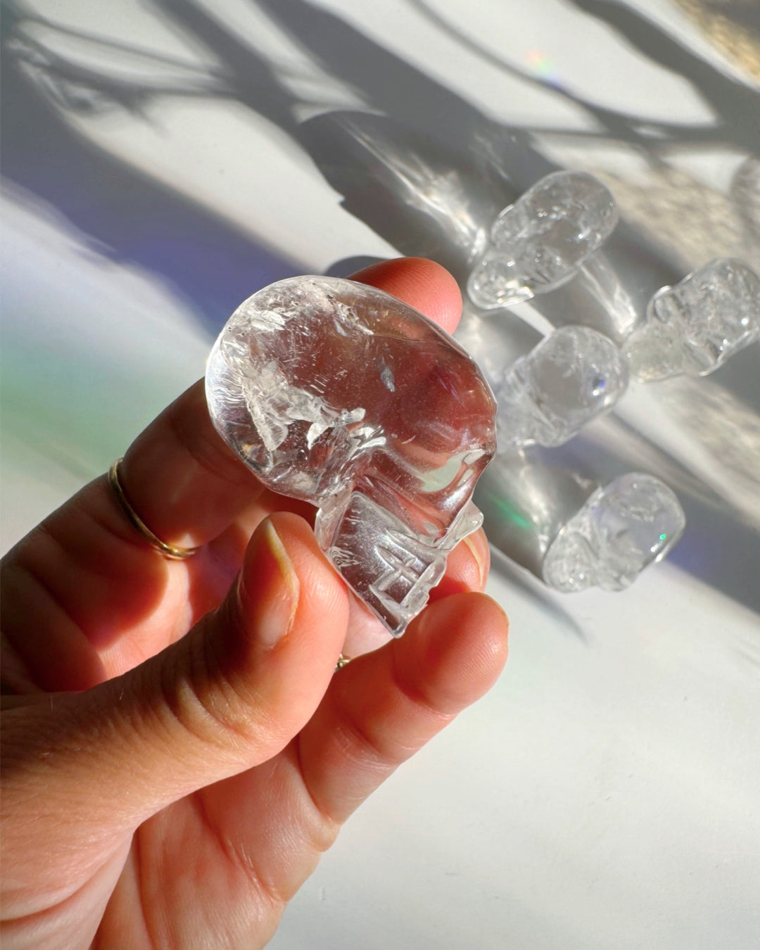 Clear Quartz Skull - Baltic Mermaid