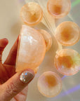 Peach Selenite Lil Bowls