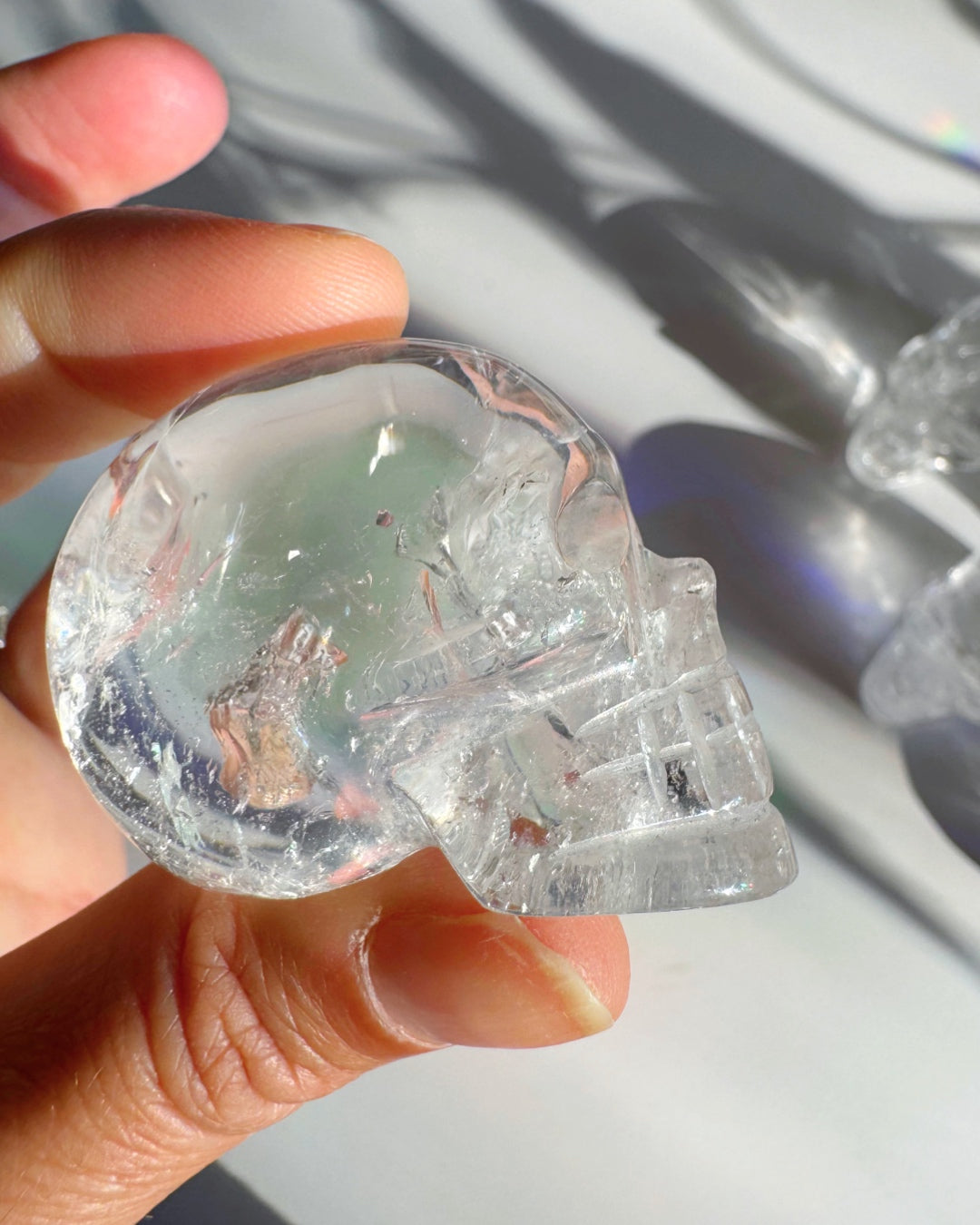 Clear Quartz Skull - Baltic Mermaid