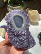Amethyst Stalactite Eye Cluster from Uruguay Baltic Mermaid