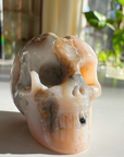 Pink Opal Skull