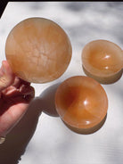 Peach Selenite Medium Bowl Baltic Mermaid