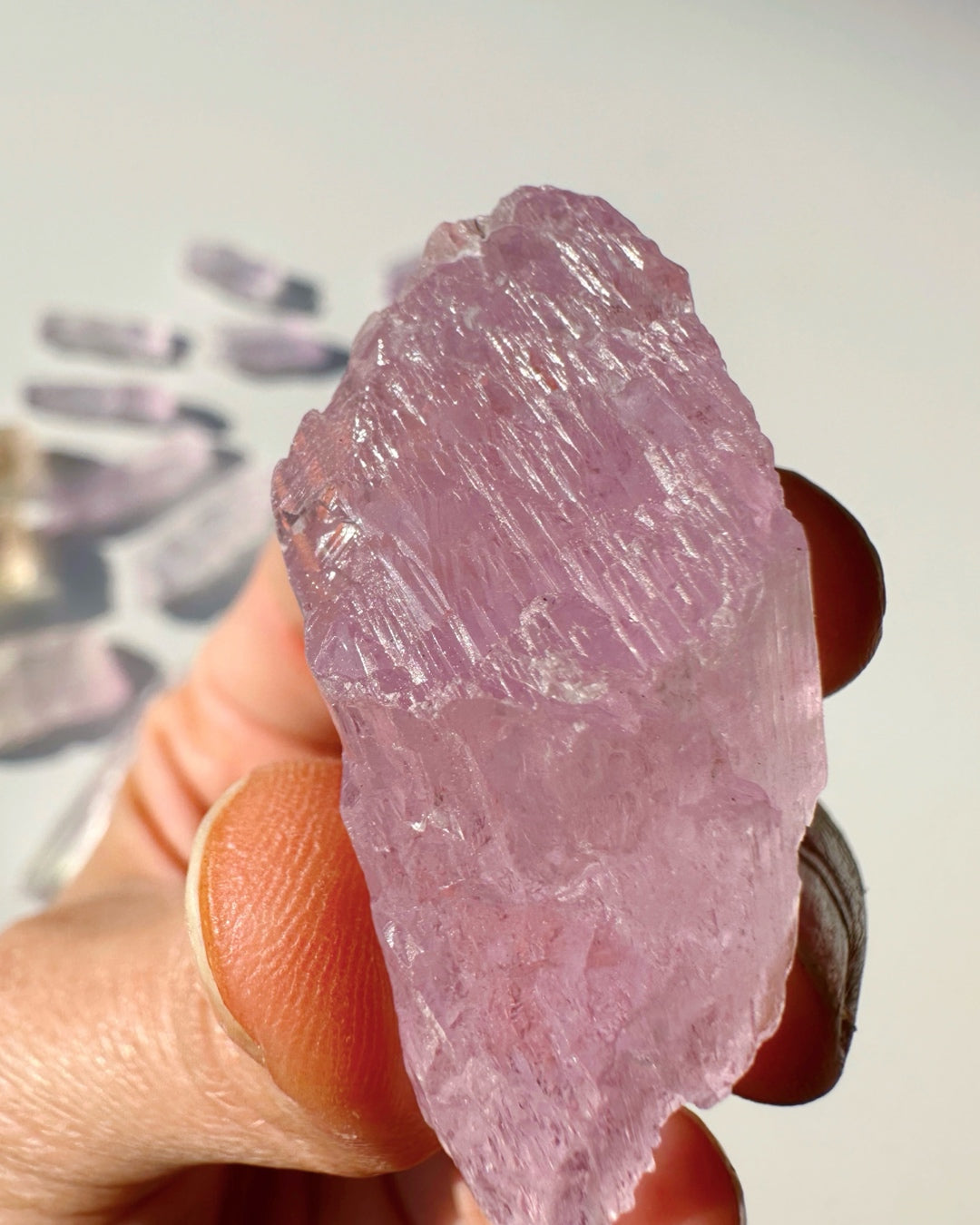 Raw Kunzite