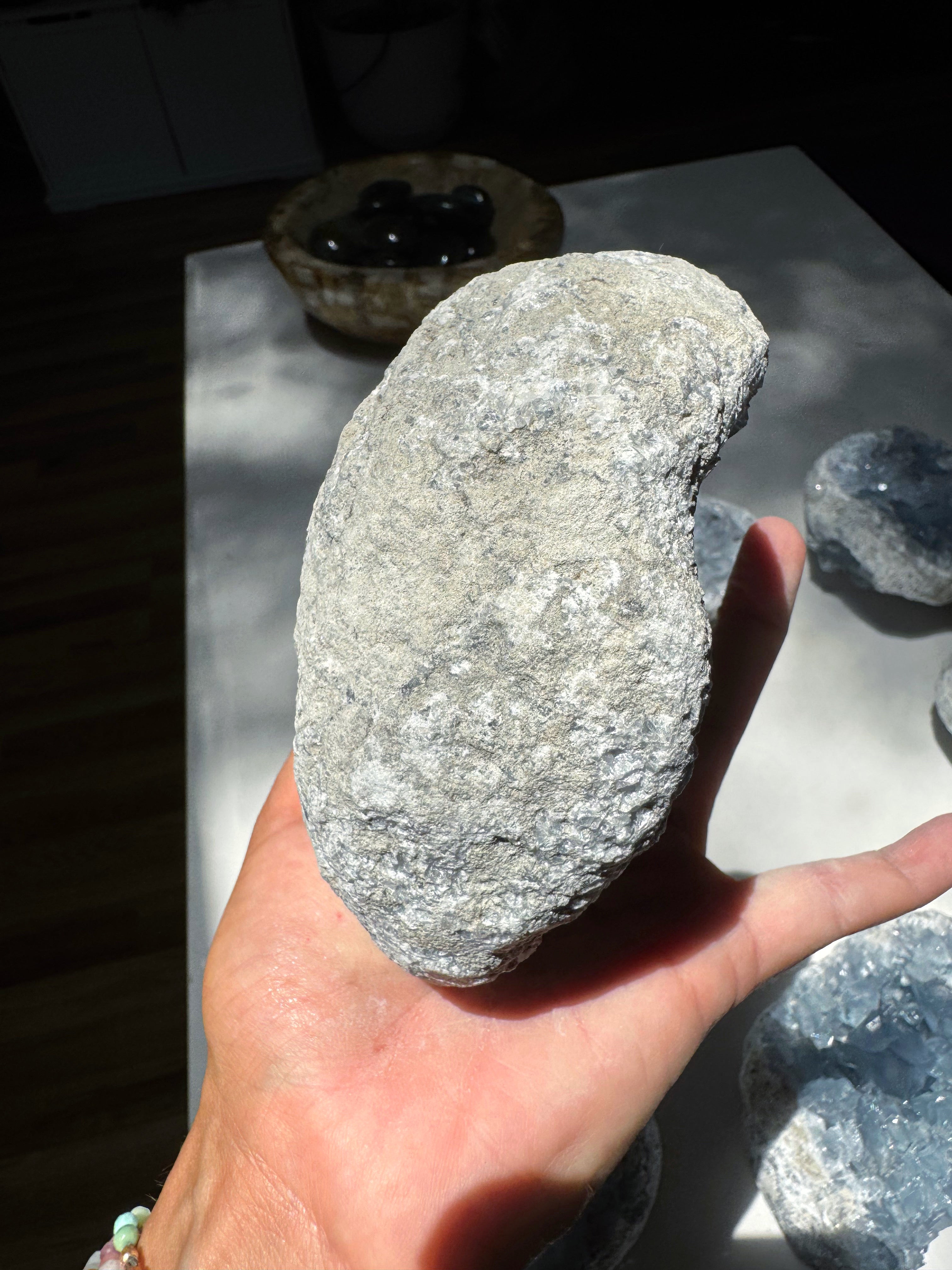 Celestite Cluster Baltic Mermaid