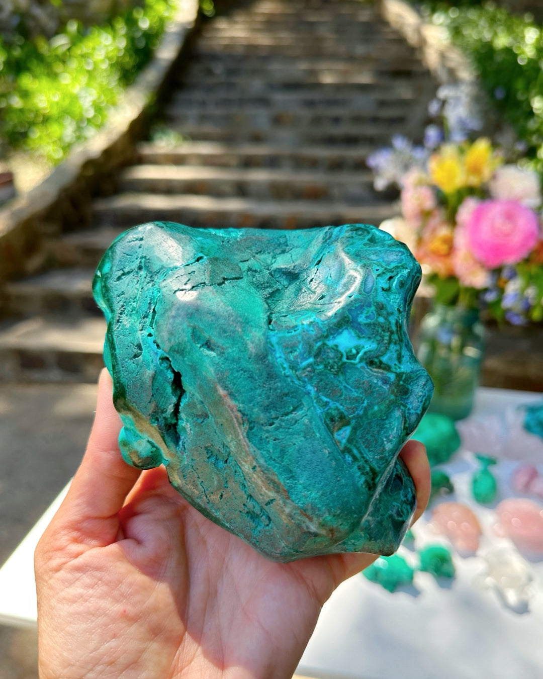 Chrysocolla w/ Malachite