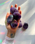 Amethyst Palm Stones from India