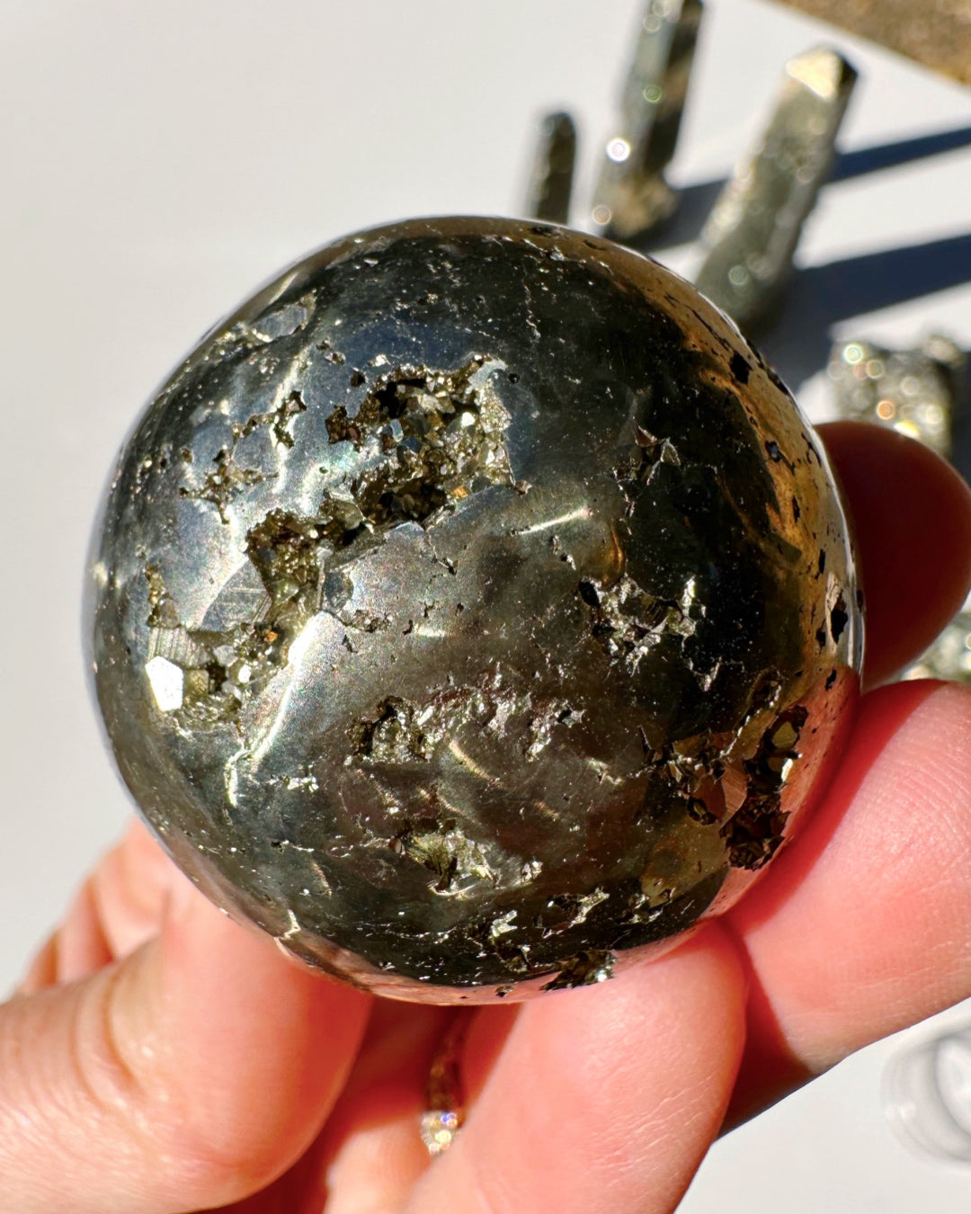 Pyrite Sphere - Baltic Mermaid