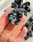 Snowflake Obsidian Tumbled Stones