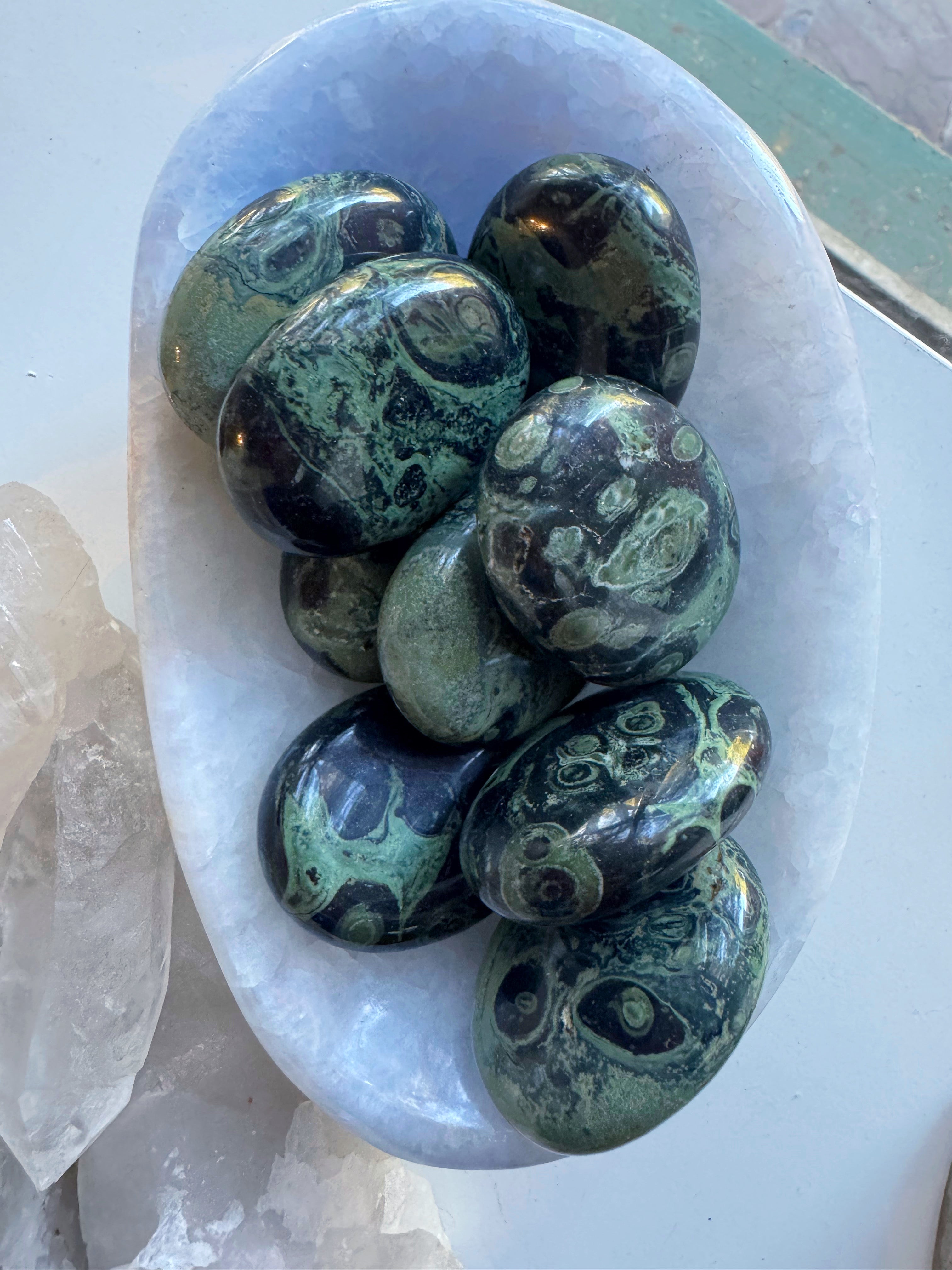 Kambaba Jasper Palm Stones Baltic Mermaid
