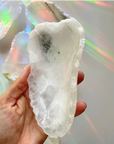 White Calcite Dish B