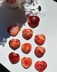 Carnelian Agate Hearts