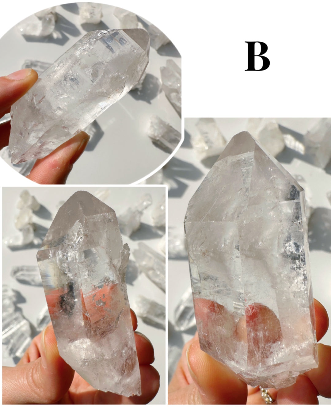 Arkansas Quartz Points - Super Clear