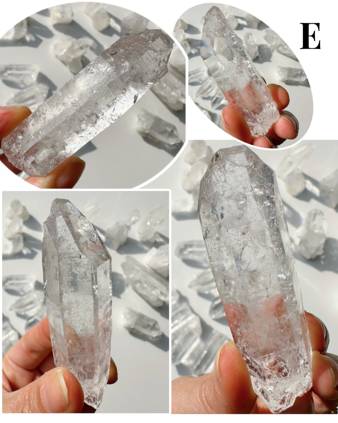 Arkansas Quartz Points - Super Clear