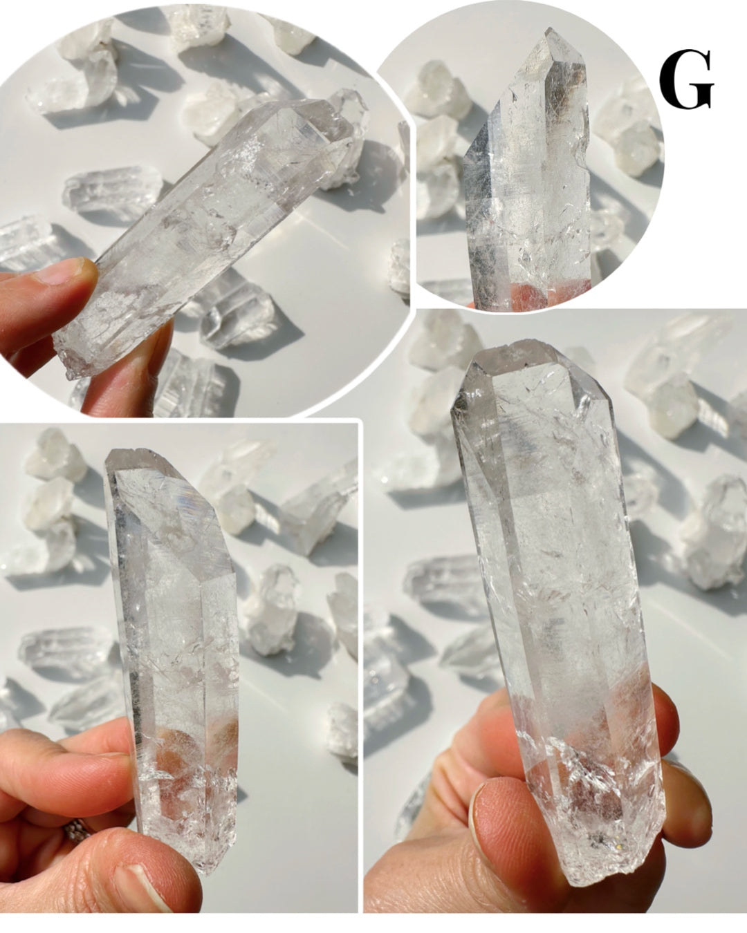 Arkansas Quartz Points - Super Clear