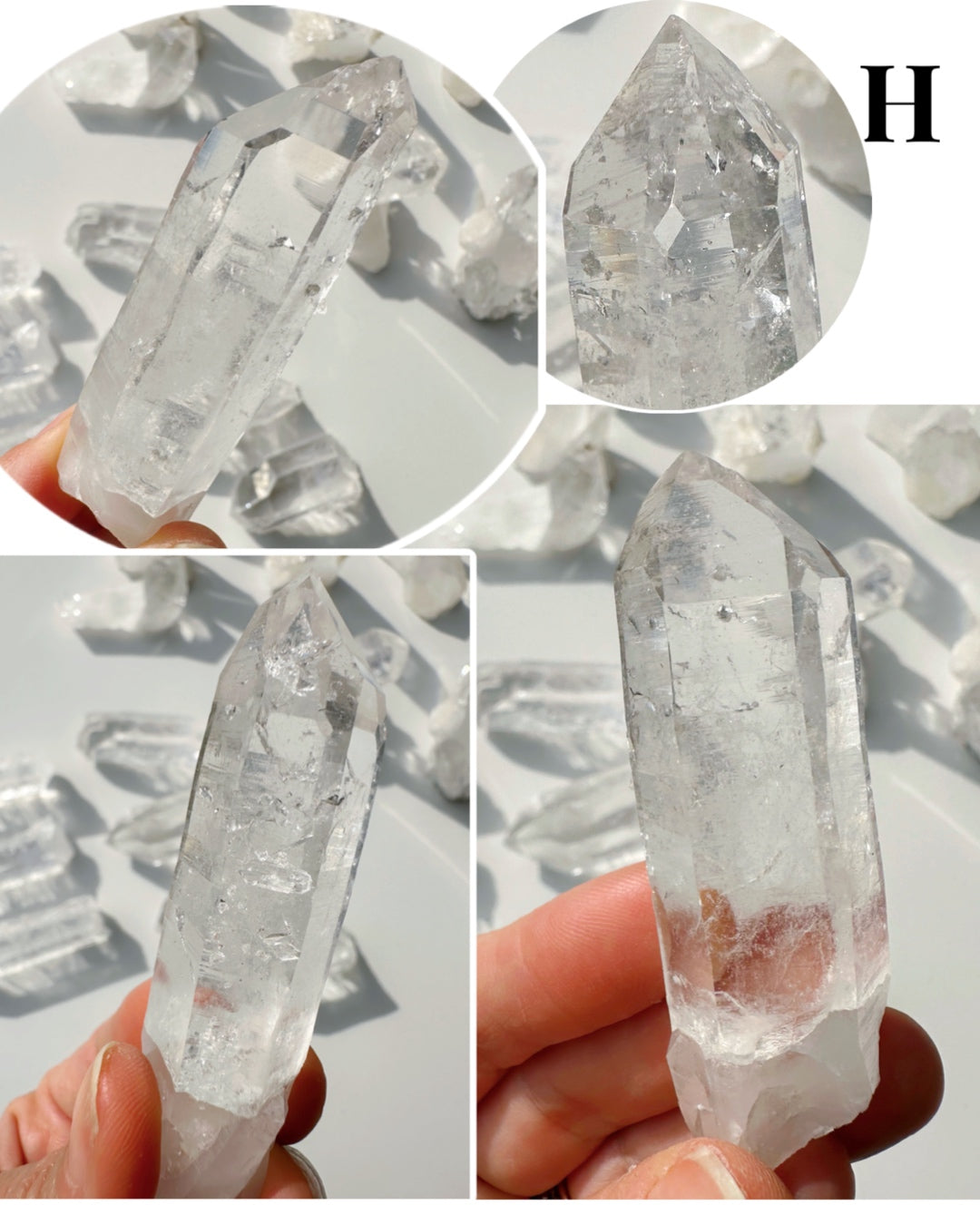 Arkansas Quartz Points - Super Clear