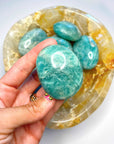 Amazonite Palm Stones