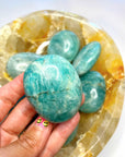 Amazonite Palm Stones