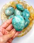 Amazonite Palm Stones