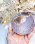 Amethyst Agate Sphere