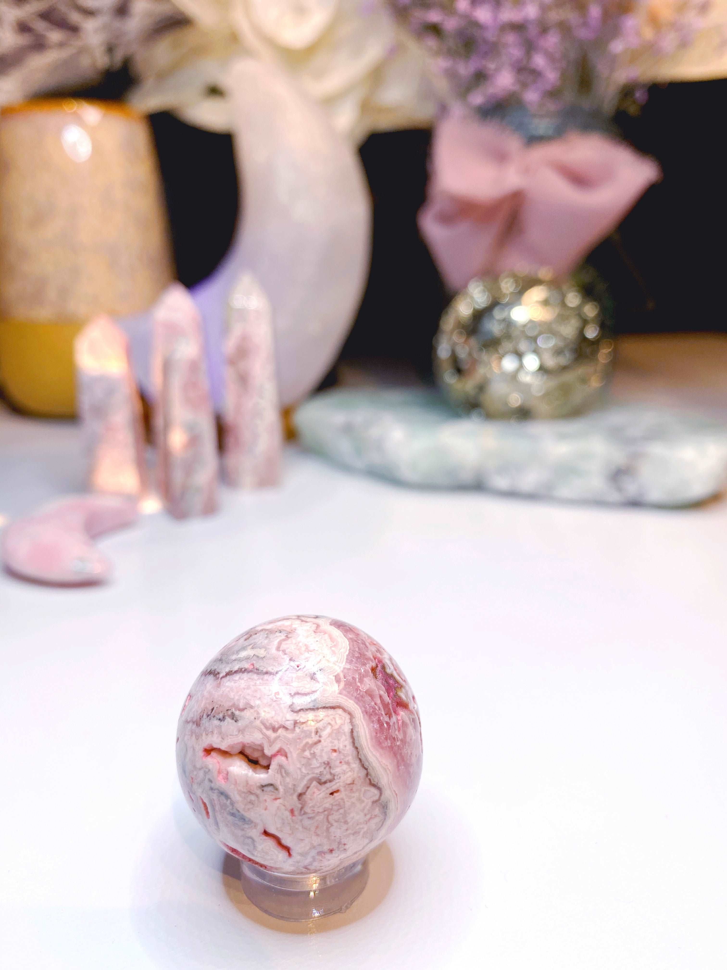 AAA Rhodochrosite Sphere