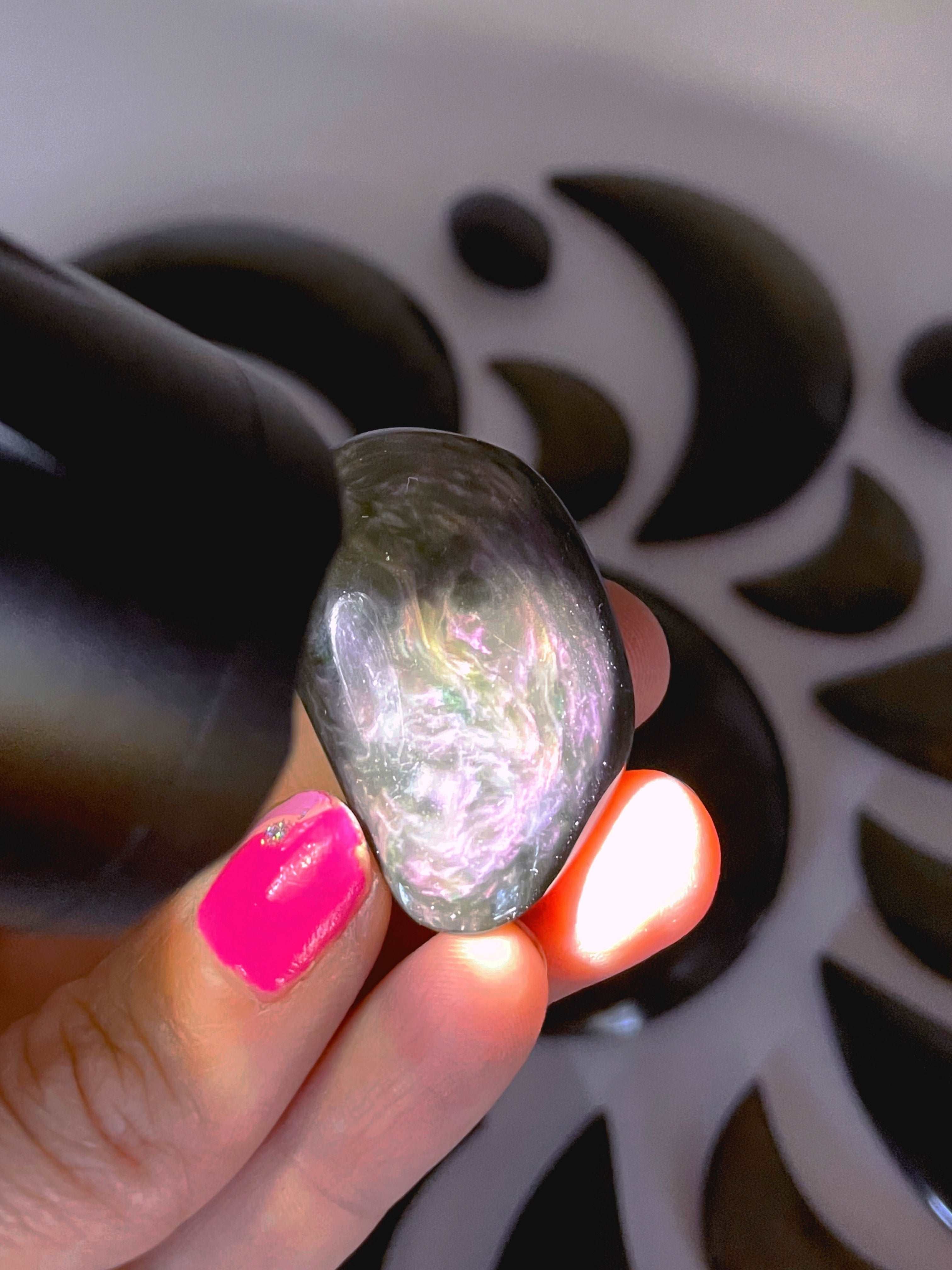 AAA Velvet Obsidian Tumble Stones