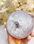 Amethyst Agate Sphere