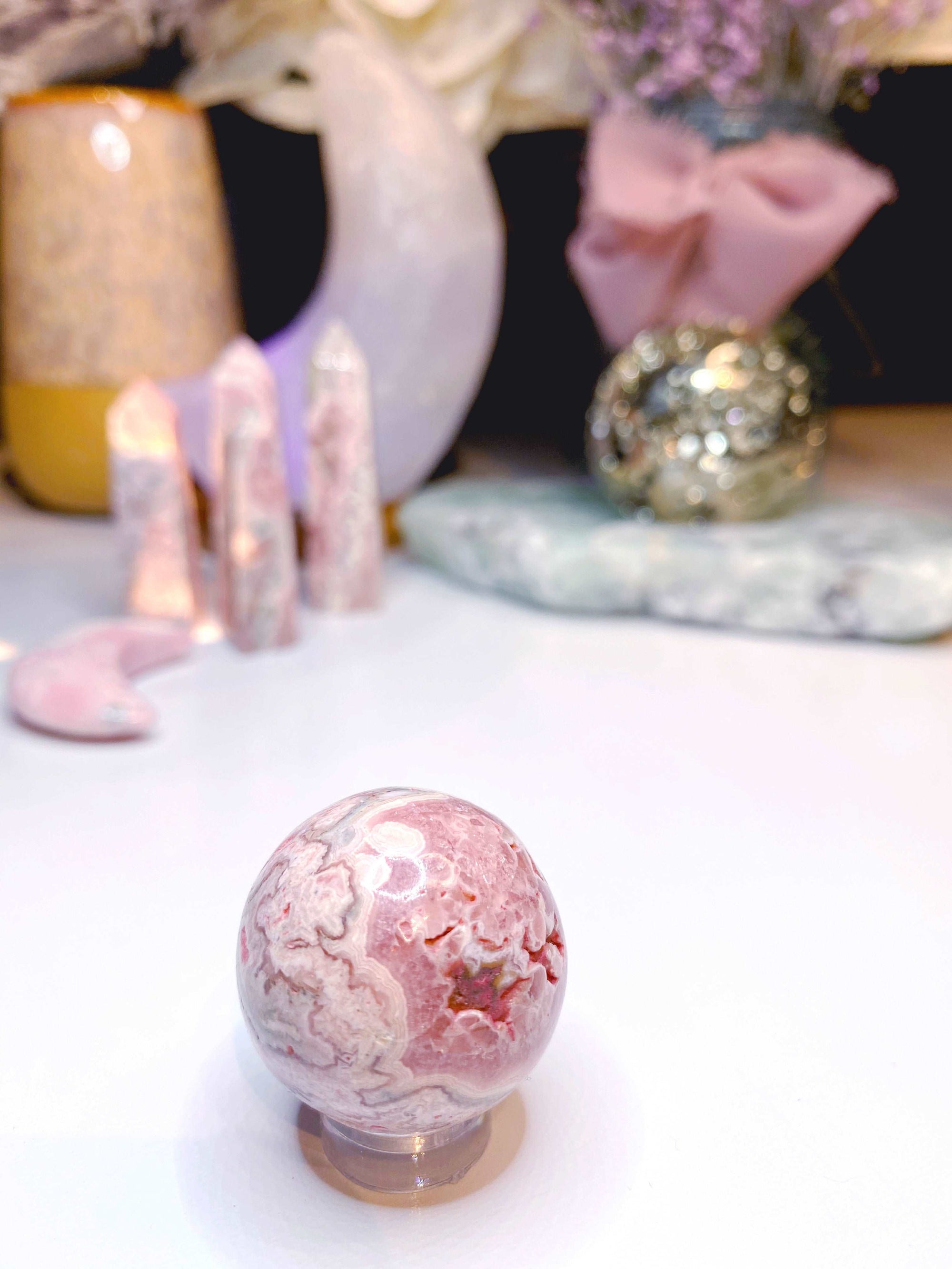 AAA Rhodochrosite Sphere