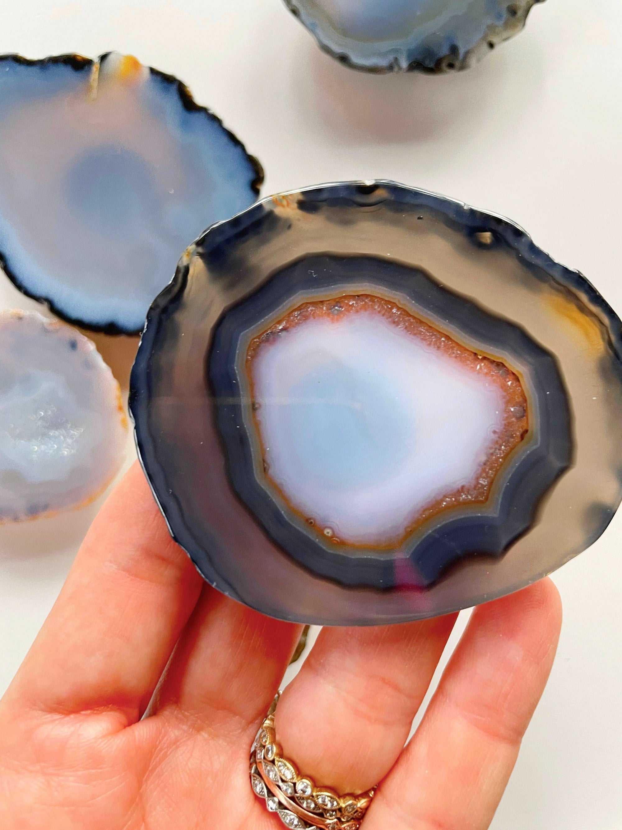 Agate Magnet Set O