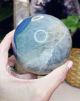 Amethyst Agate Sphere - Large