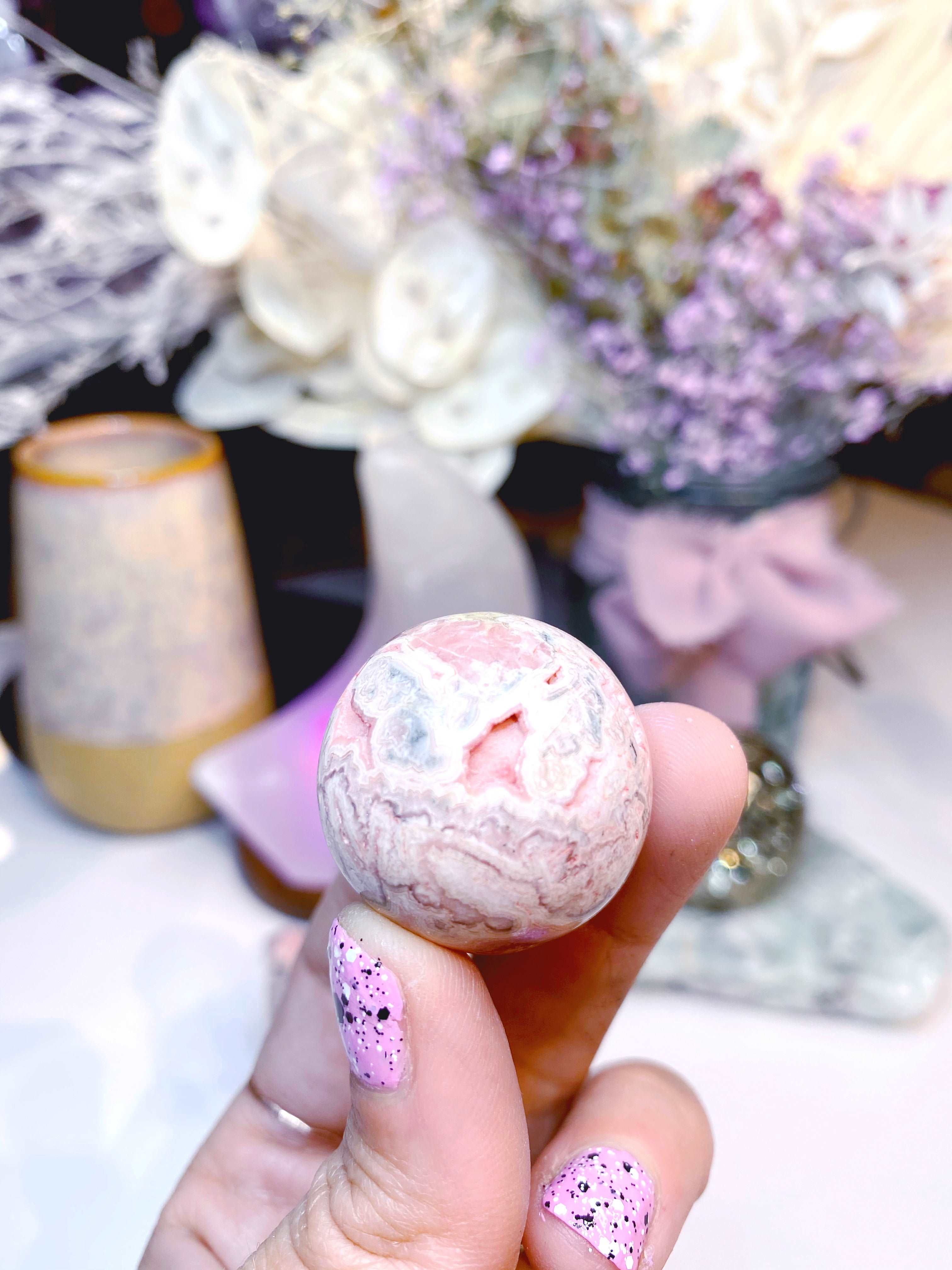 AAA Rhodochrosite Sphere