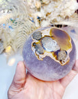 Amethyst Agate Sphere