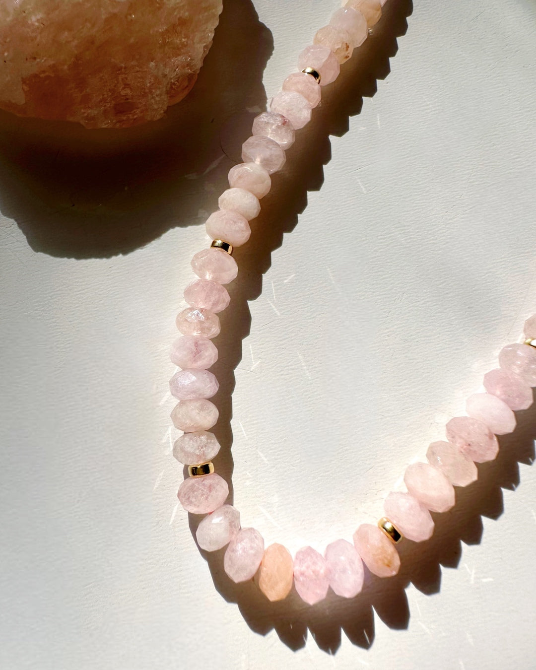 Morganite Candy Necklace - Baltic Mermaid