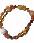 Sunset Baltic Amber Bracelet - Baltic Mermaid