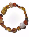 Sunset Baltic Amber Bracelet - Baltic Mermaid
