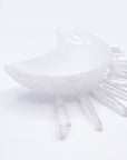 Selenite Crescent Moon Dish- Medium