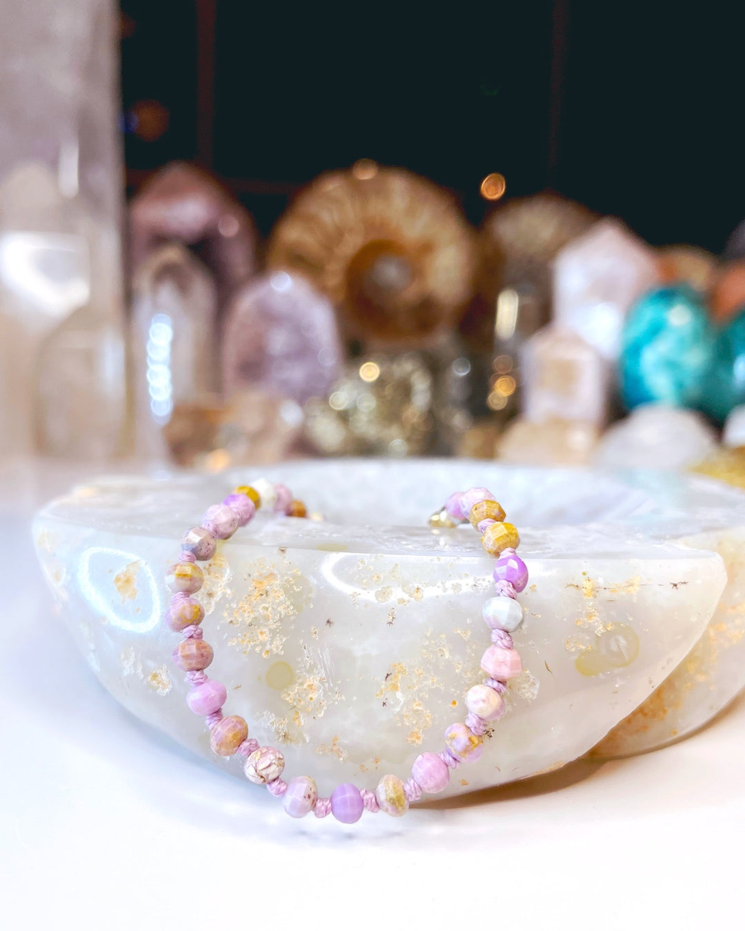 Phosphosiderite Candy Bracelet - Baltic Mermaid