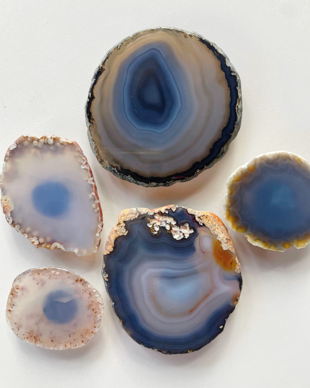 Agate Magnet Set L - Baltic Mermaid