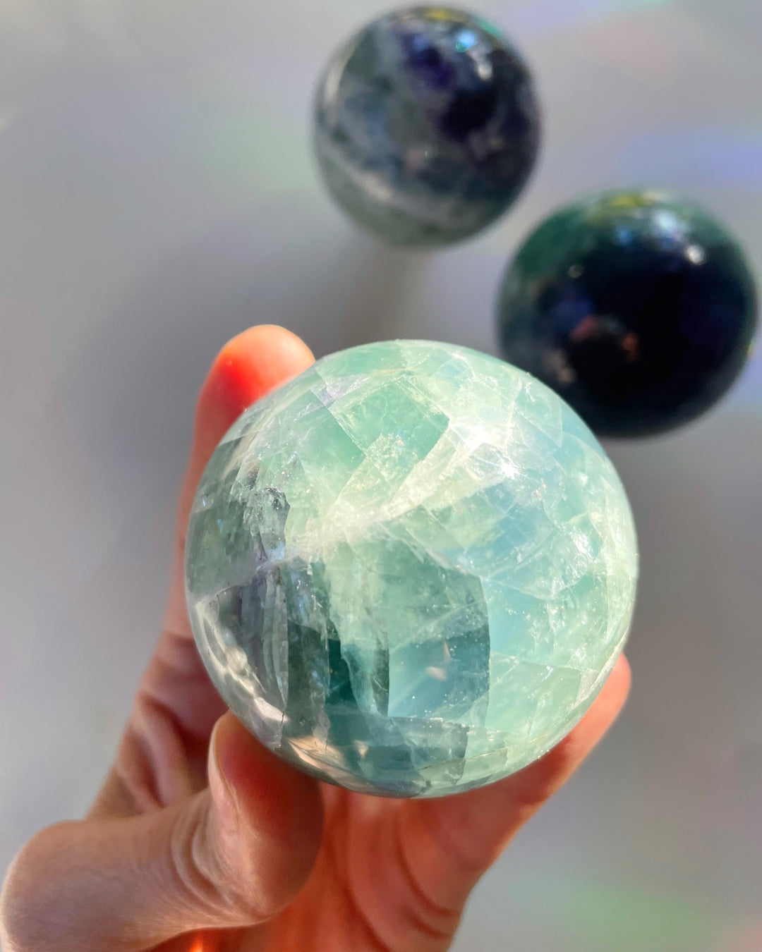 Fluorite Sphere - Baltic Mermaid