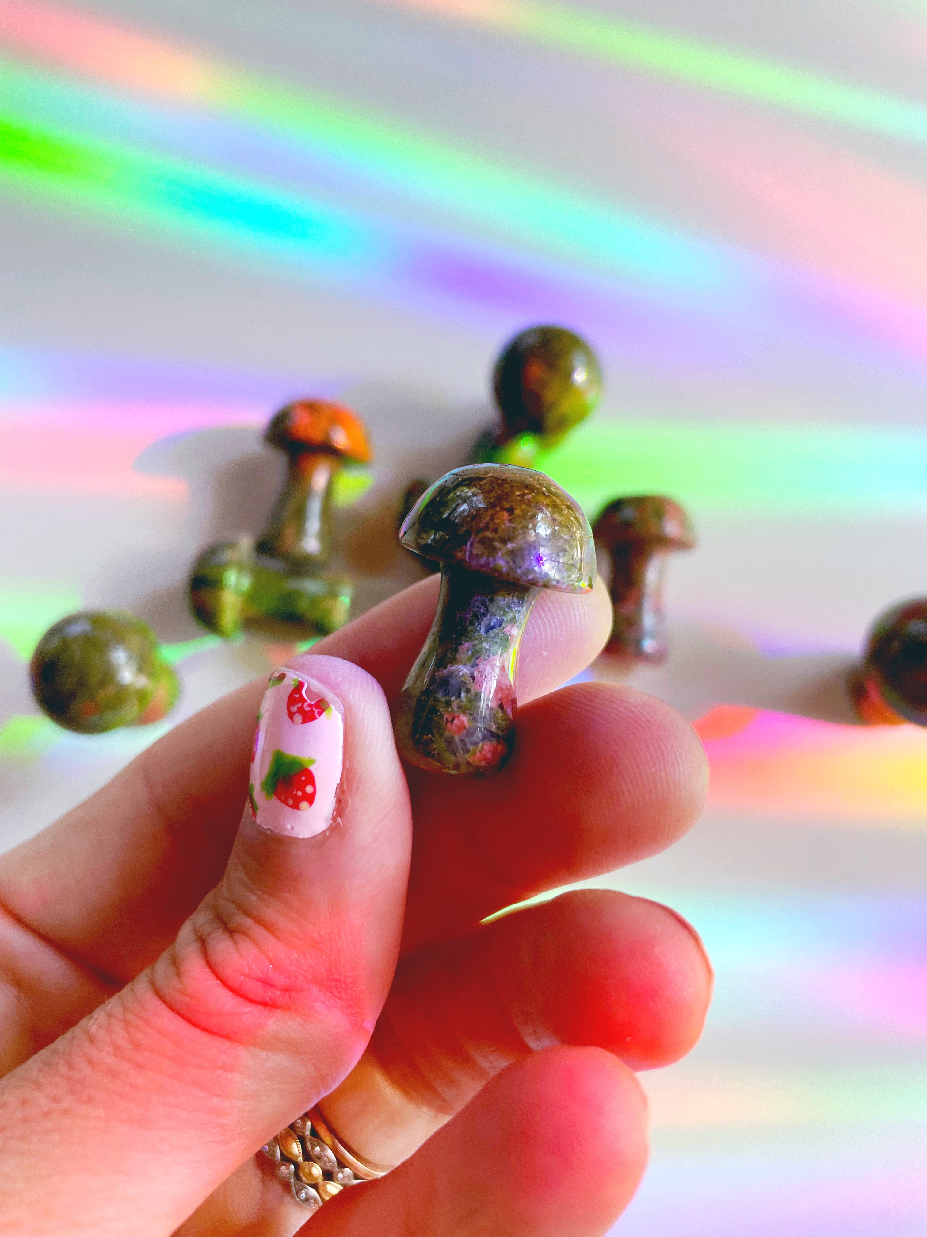 Unakite Mushrooms - Baltic Mermaid