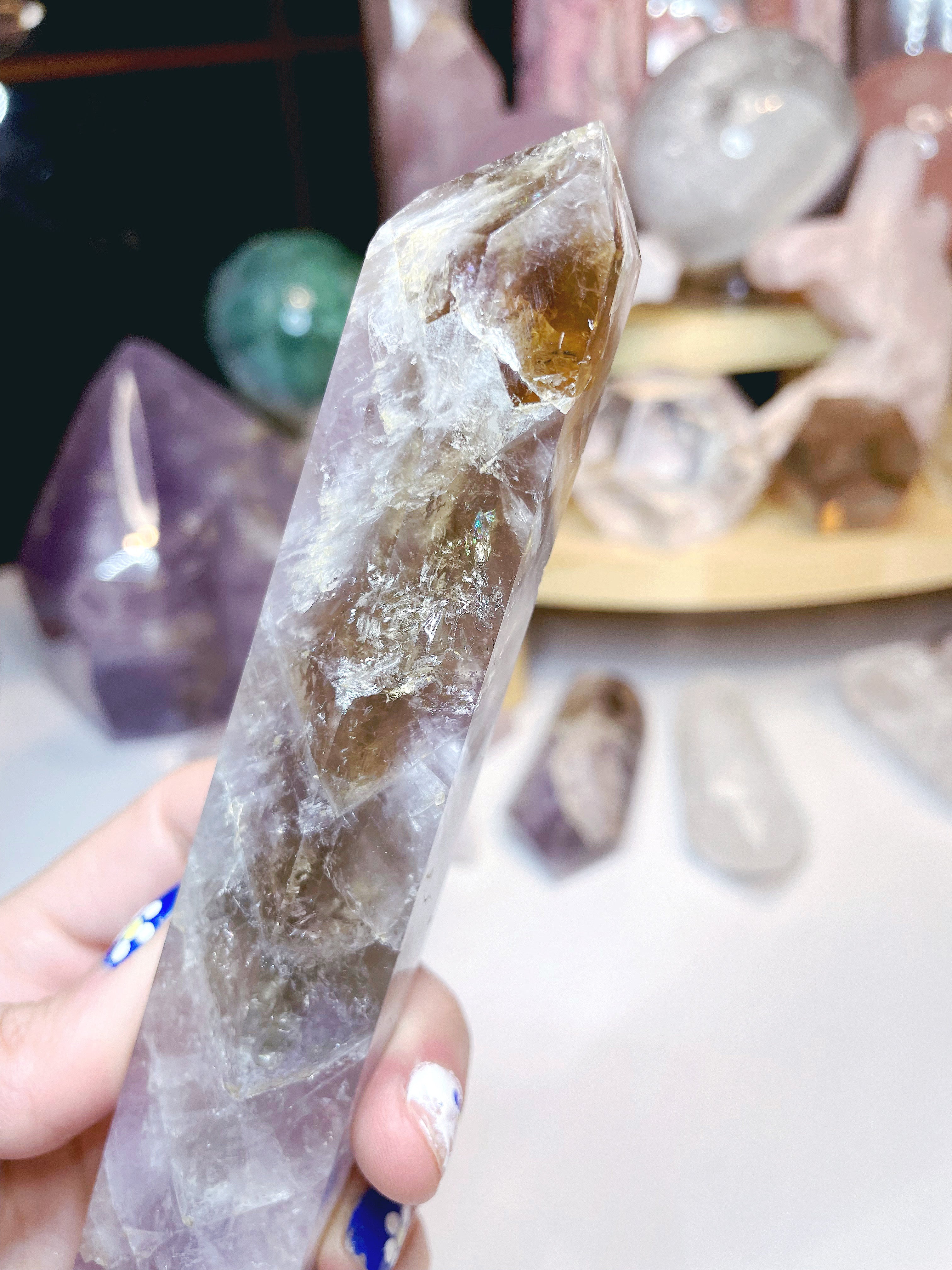 Double Terminated Super Seven Point - Baltic Mermaid