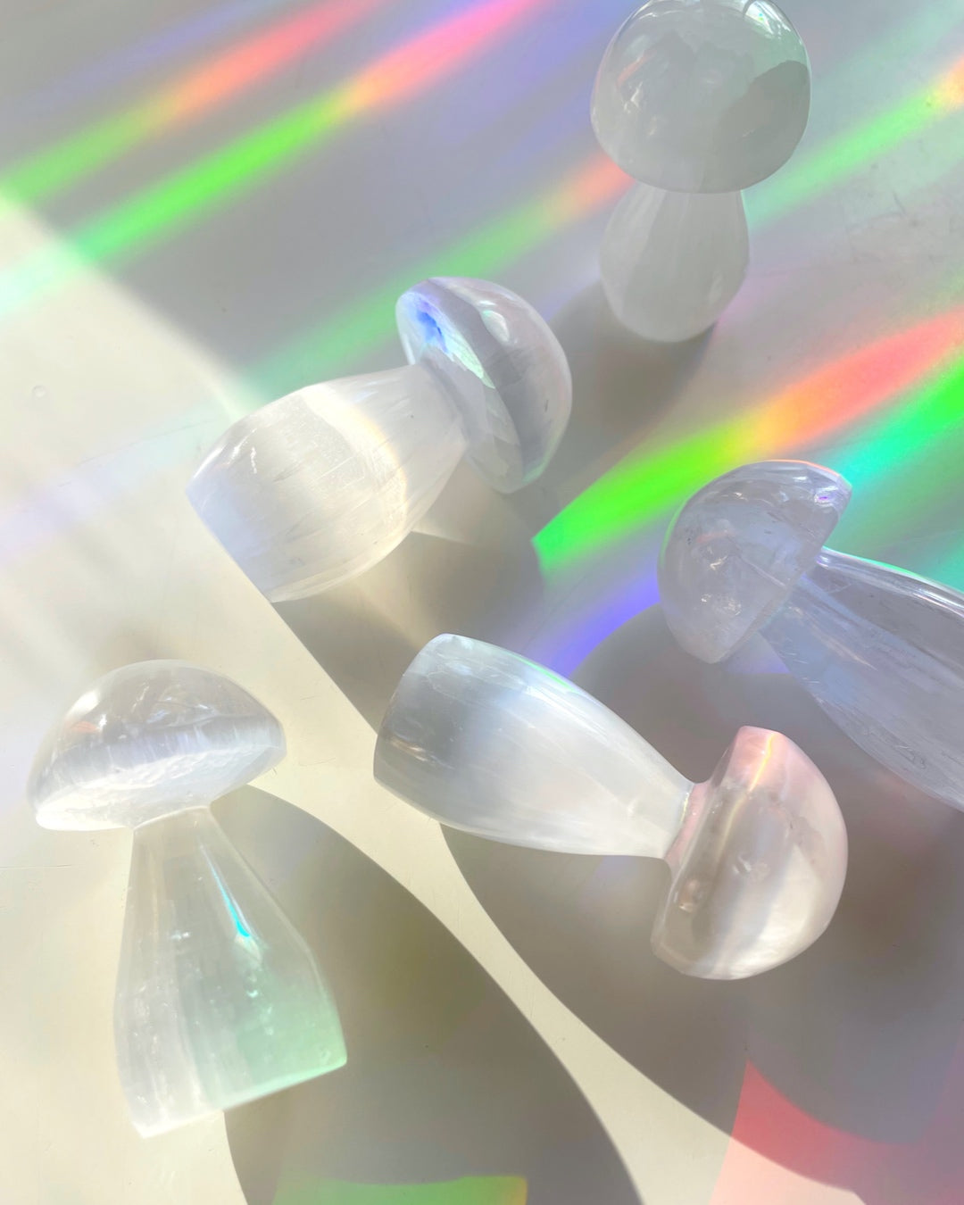 Selenite Mushrooms - Baltic Mermaid