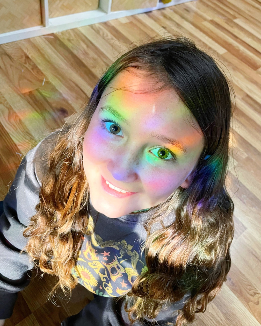 “We All Belong Here” Butterfly Rainbow Prism Window Decal - Baltic Mermaid