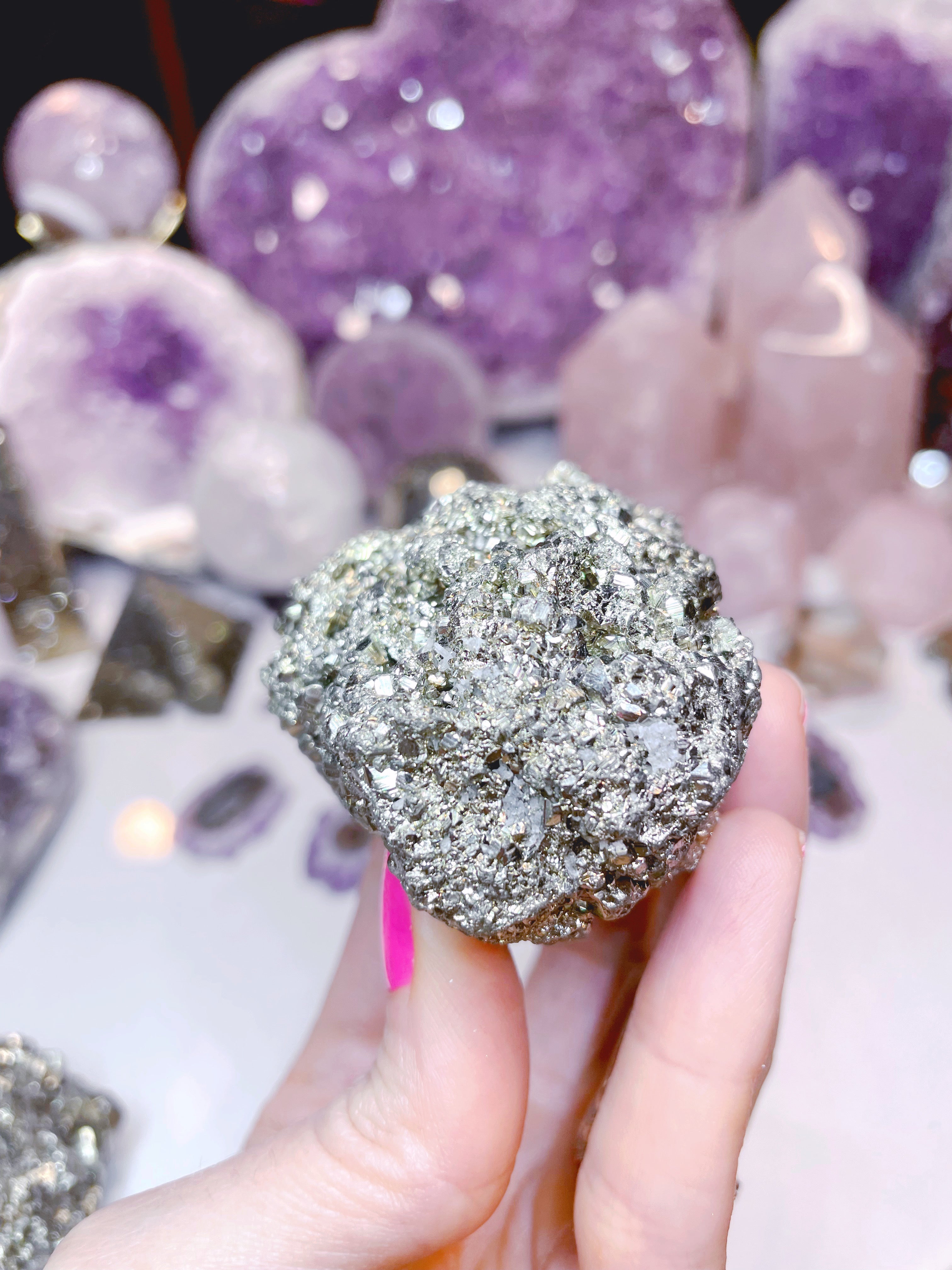 Pyrite Cluster - Baltic Mermaid