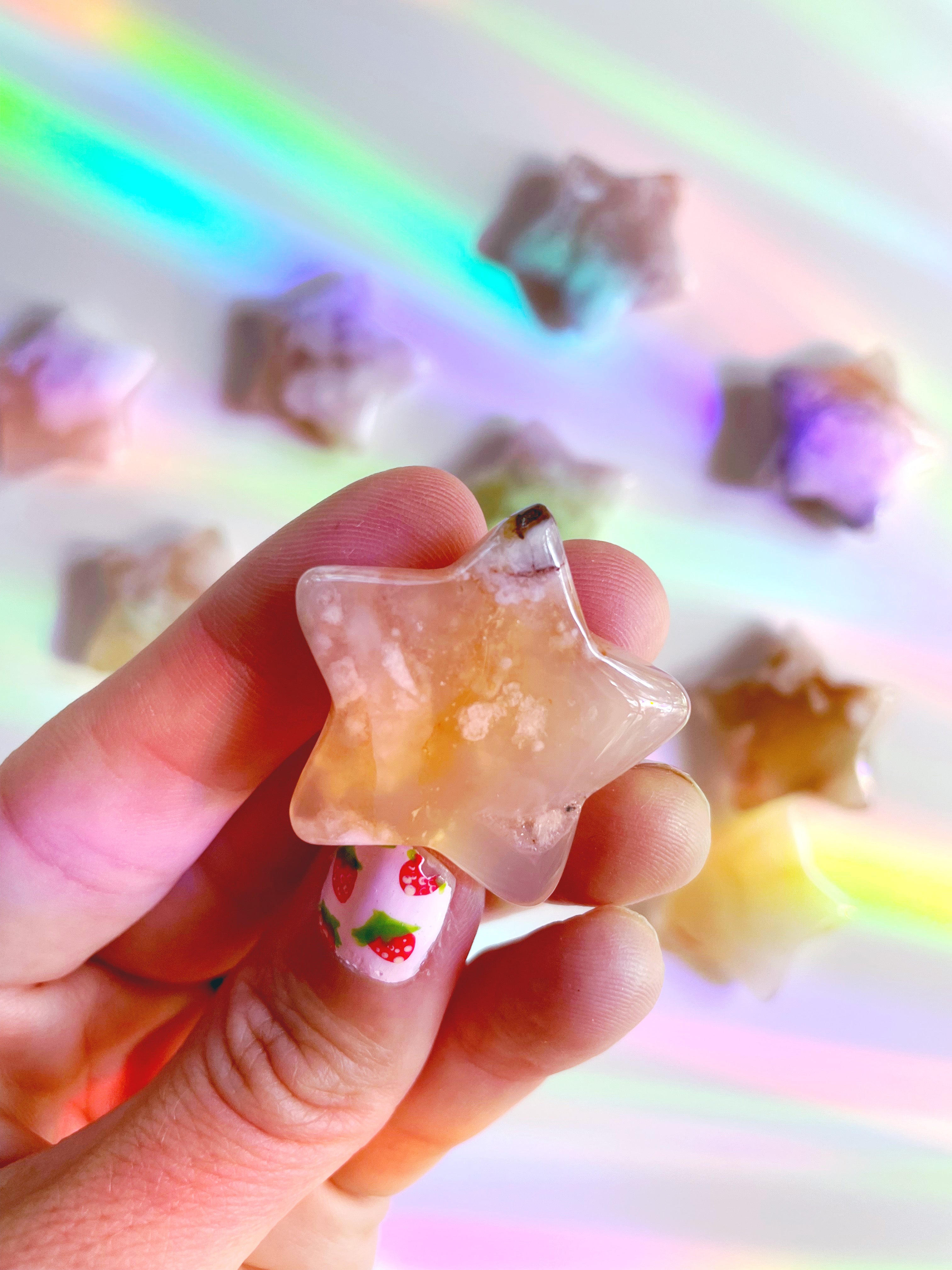 Flower Agate Stars - Baltic Mermaid