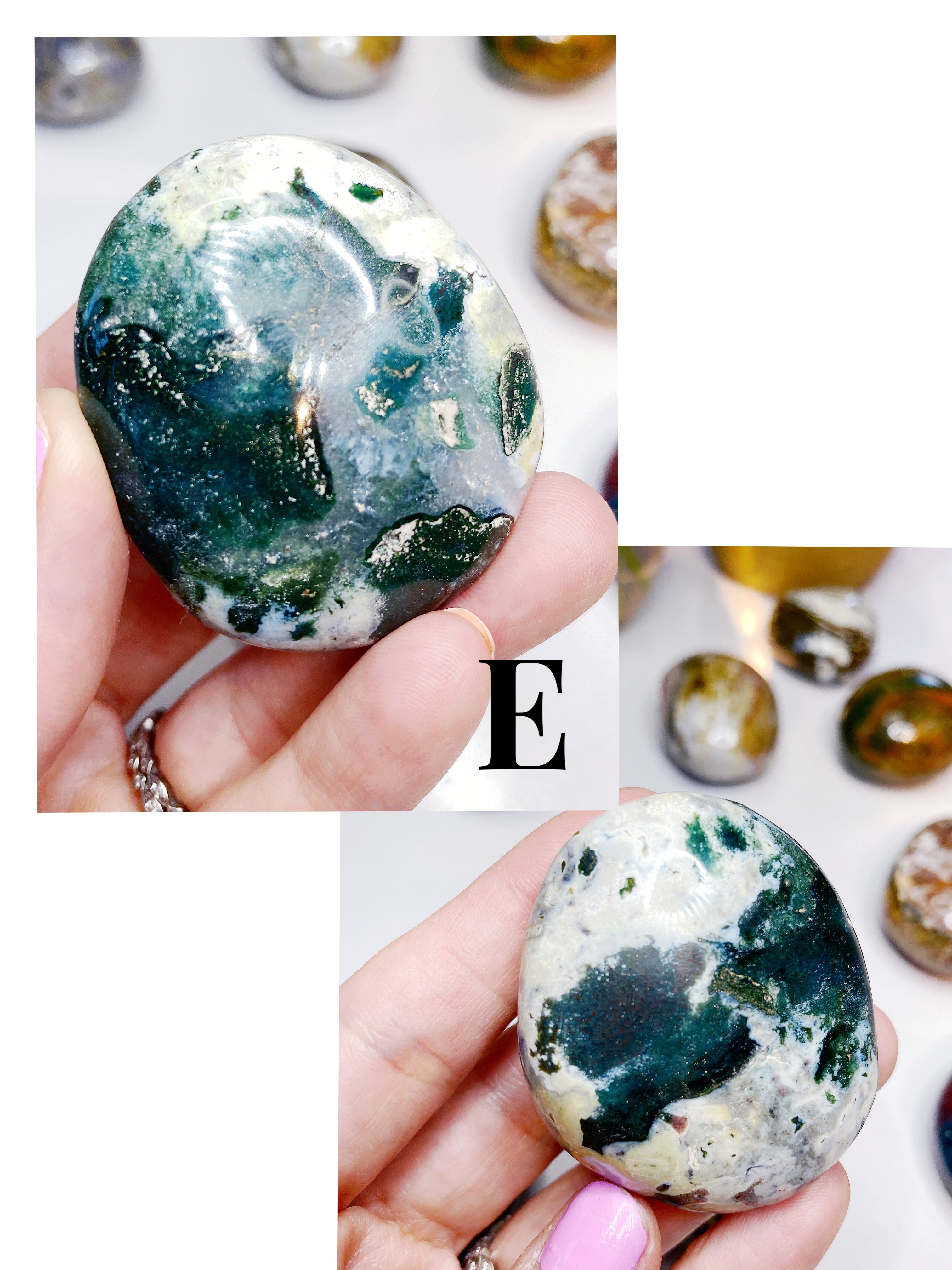 Ocean Jasper Palm Stones - Small - Baltic Mermaid