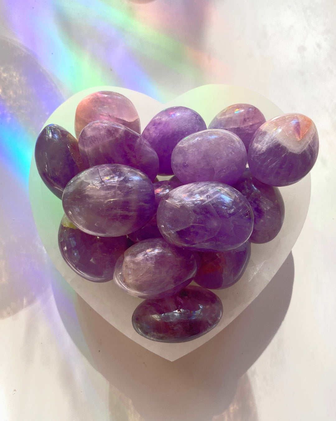Large Amethyst Tumbled Stones - Baltic Mermaid